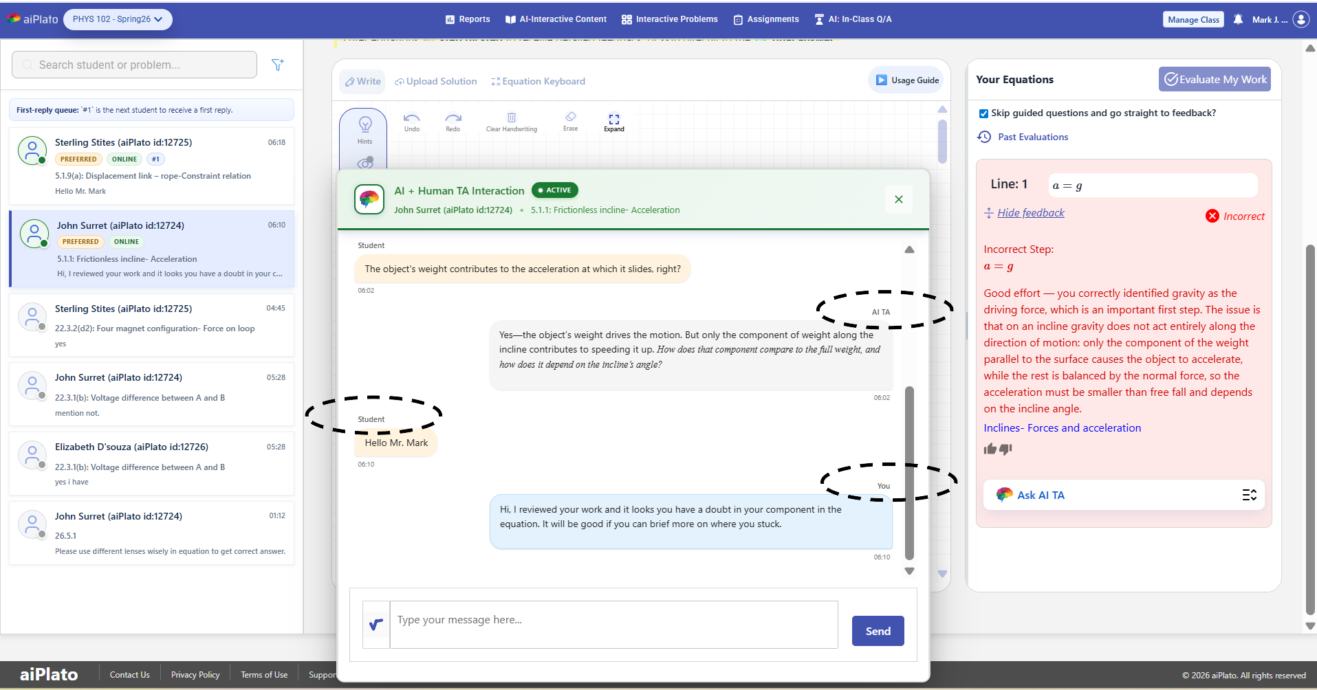 TA Copilot and LiveHelp teaching workflow